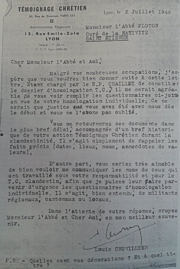 Cahiers du Témoignage Chrétien